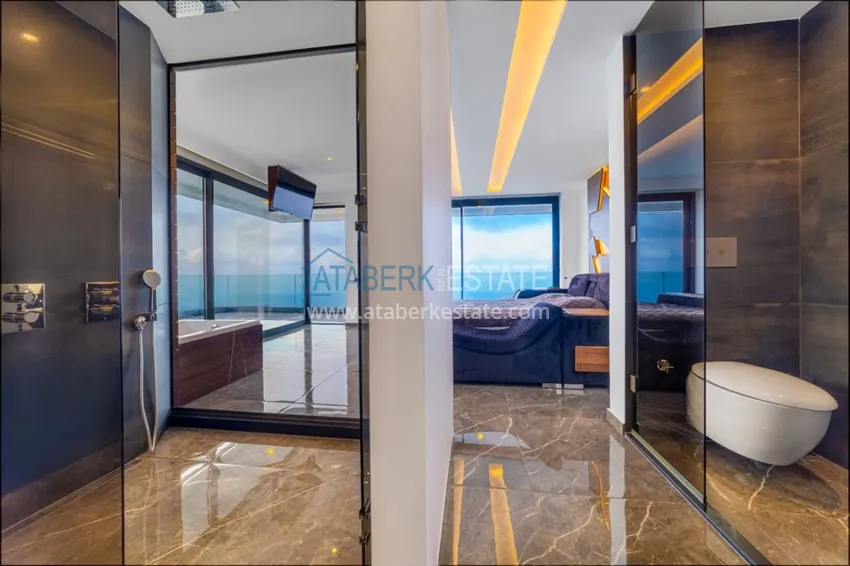 Приобрести Эксклюзивные виллы класса-люкс в центре Алании – горный район Бекташ 22 