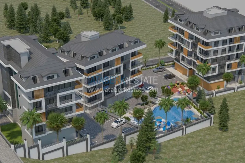 Новый инвестиционный проект жилого комплекса в центре Аланьи отличное расположение, выгодная ценовая политика 3 