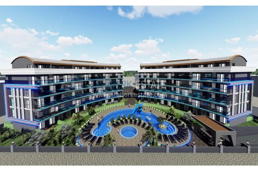 Новый стильный проект жилого комплекса в районе Оба  1 