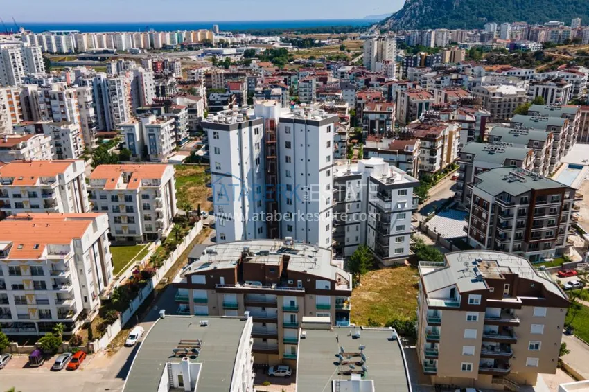 Квартира в Анталии - Хурма, трехкомнатная с мебелью в комплексе с хорошей инфраструктурой 1 