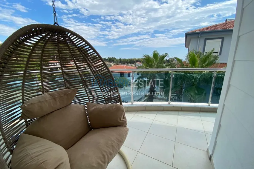 Приобрести Садовый дуплекс в Авсалларе меблированный с отдельной кухней в апарт-вилле 27 