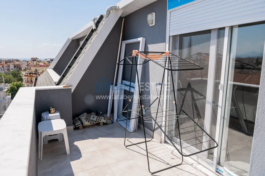 Приобрести Пентхаус в Алании с мебелью в районе пляжа Клеопатра 23 