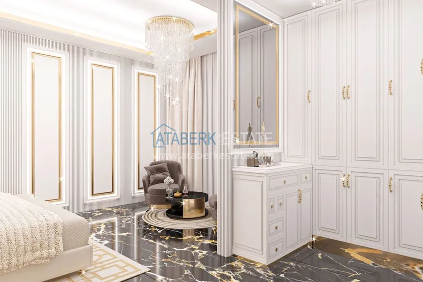 Приобрести Видовые элитные виллы на этапе строительства в районе Каргыджак 14 