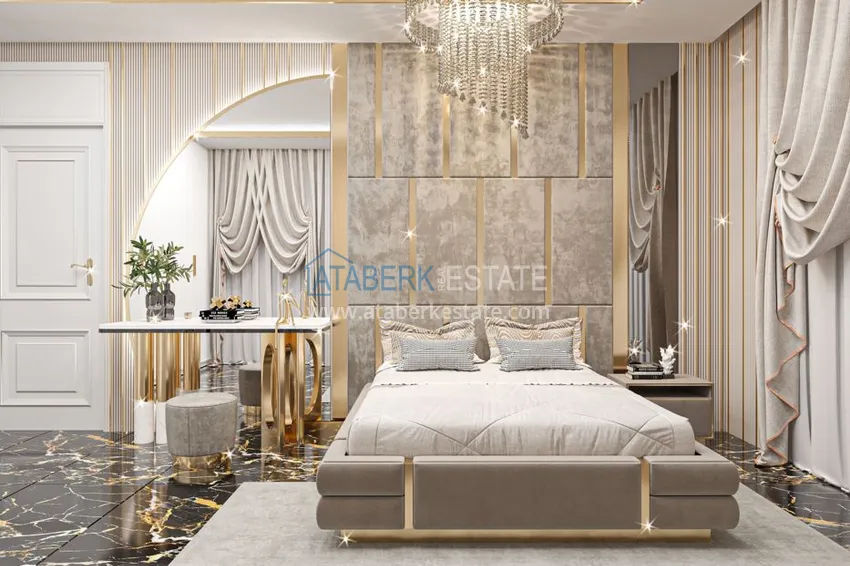 Приобрести Видовые элитные виллы на этапе строительства в районе Каргыджак 17 