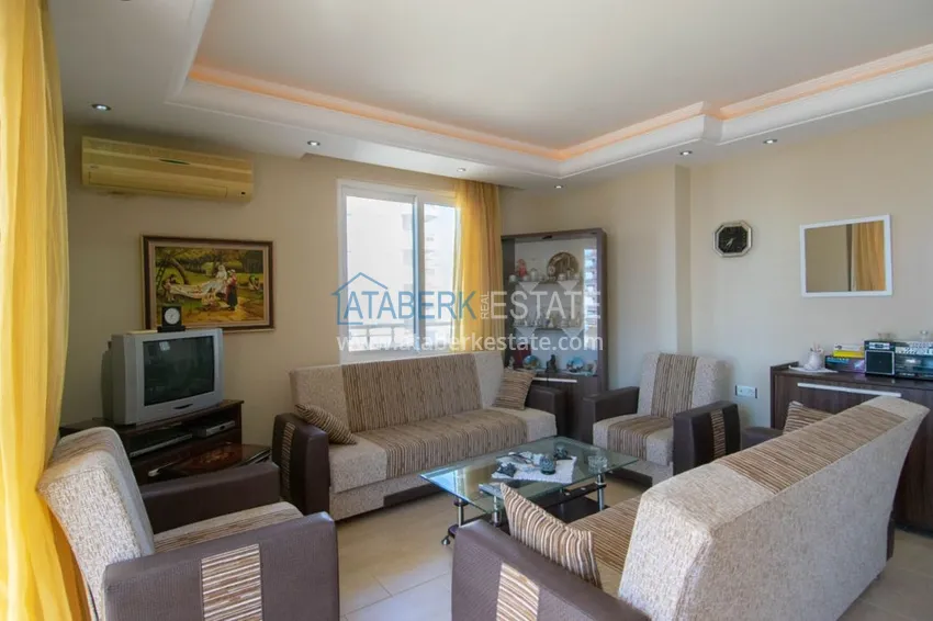 Приобрести Квартира с открытым видом на море в Махмутларе с мебелью в комплексе на первой береговой линии  2 