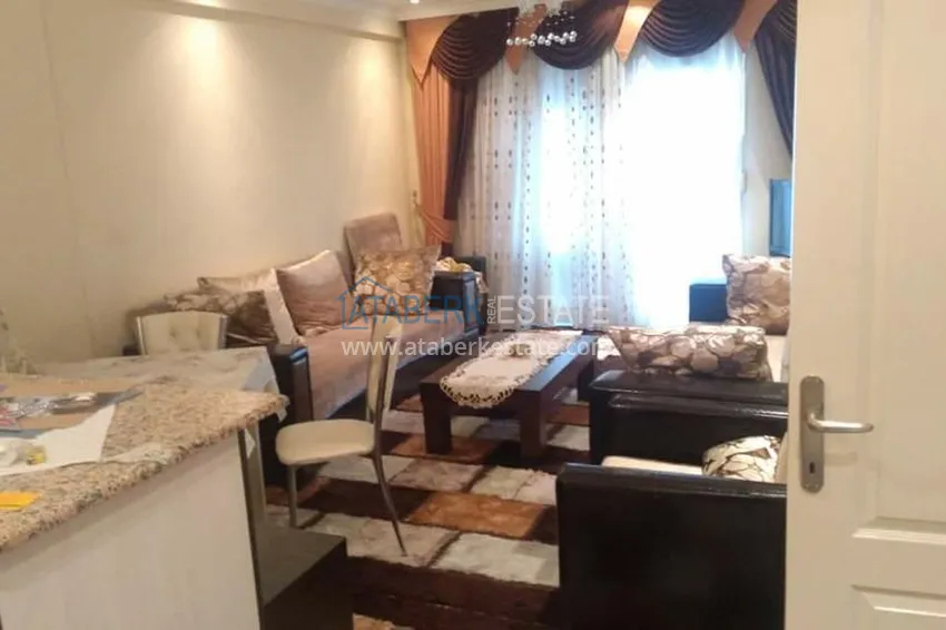 Приобрести Квартира в центре Алании, трехкомнатная с мебелью и застекленным балконом 2 