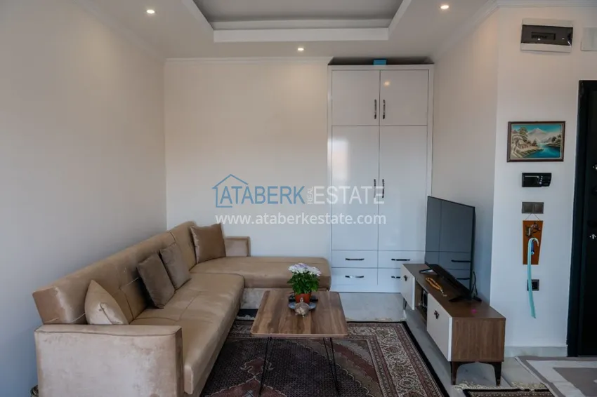 Приобрести Пентхаус в Алании с мебелью в районе пляжа Клеопатра 2 