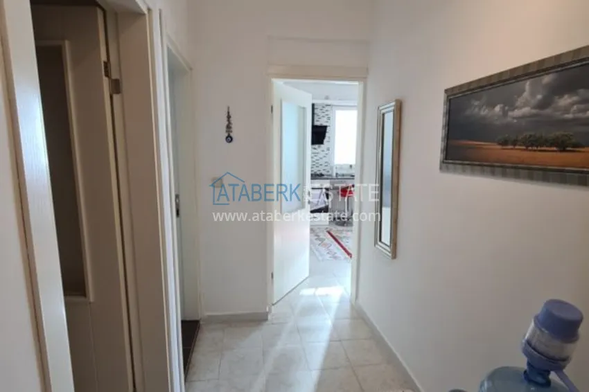 Приобрести Двухкомнатная квартира в районе Авсаллар с видом на море, балкон застеклен 2 