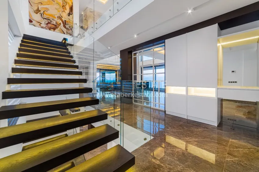 Приобрести Эксклюзивные виллы класса-люкс в центре Алании – горный район Бекташ 34 