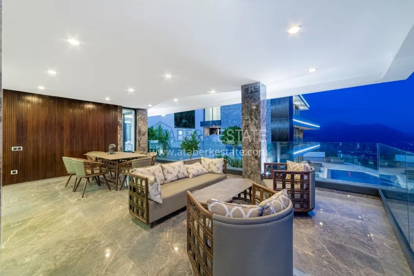 Приобрести Эксклюзивные виллы класса-люкс в центре Алании – горный район Бекташ 41 