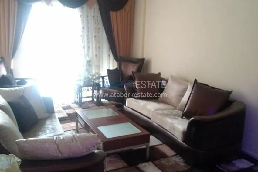 Приобрести Квартира в центре Алании, трехкомнатная с мебелью и застекленным балконом 3 