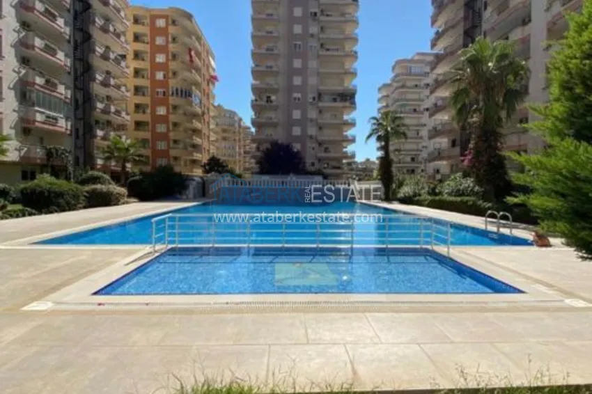 Квартира в Махмутларе с видом на горы в благоустроенном комплексе 7 