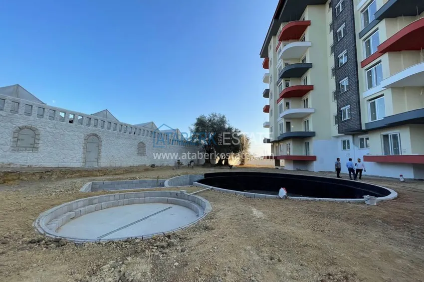 Квартиры в Авсалларе с чистовой отделкой, в новом комплексе 3 