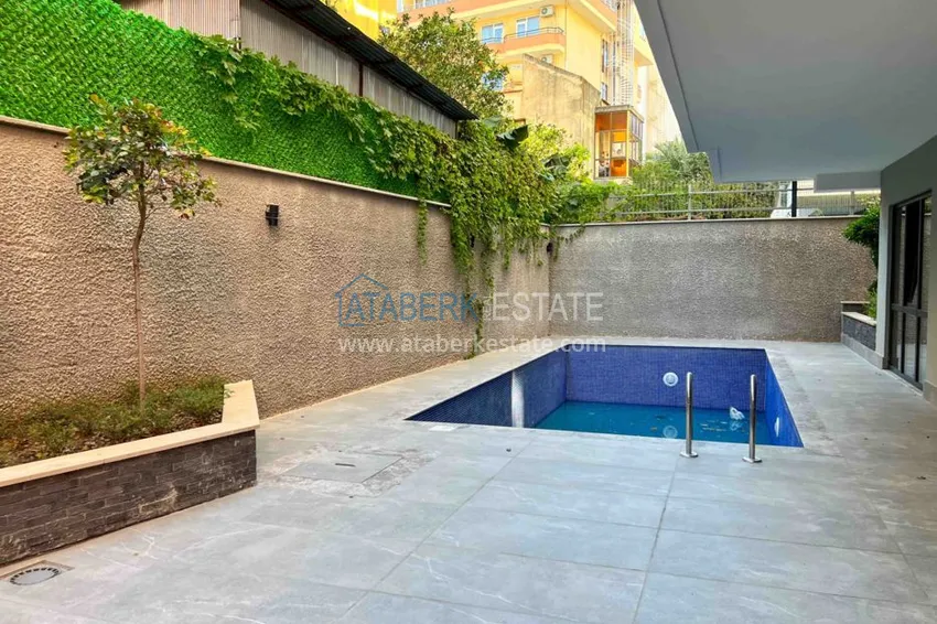 Аренда двухкомнатной квартиры в центре Алании в 3 минутах ходьбы от пляжа Клеопатра №9 4