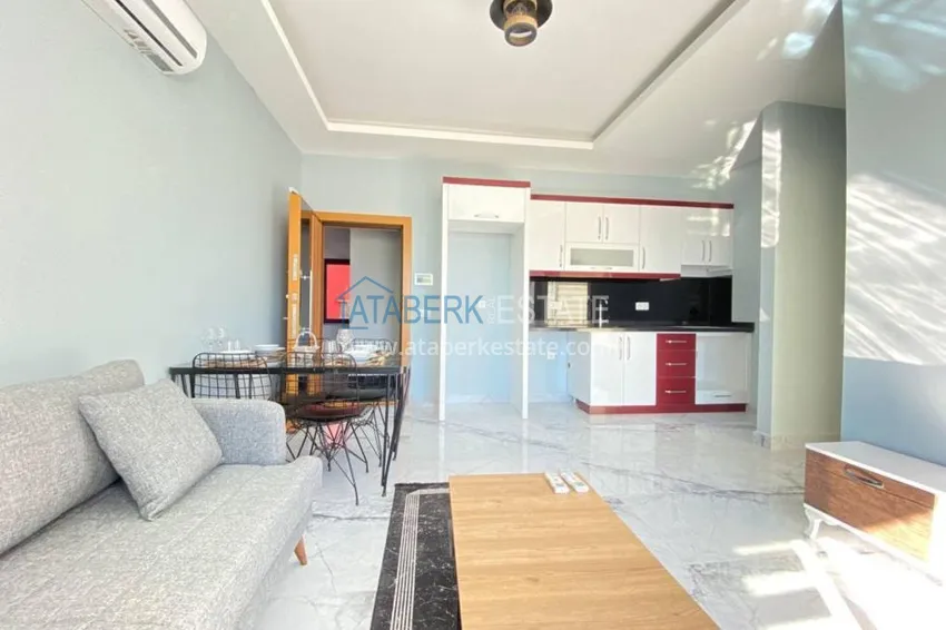 Приобрести Квартира в Махмутларе с новой мебелью в комплексе с бассейном  4 