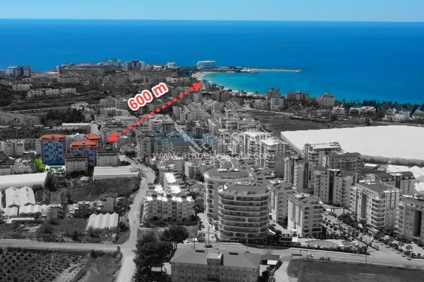 Квартира в Авсалларе, меблированная с видом на море 3 