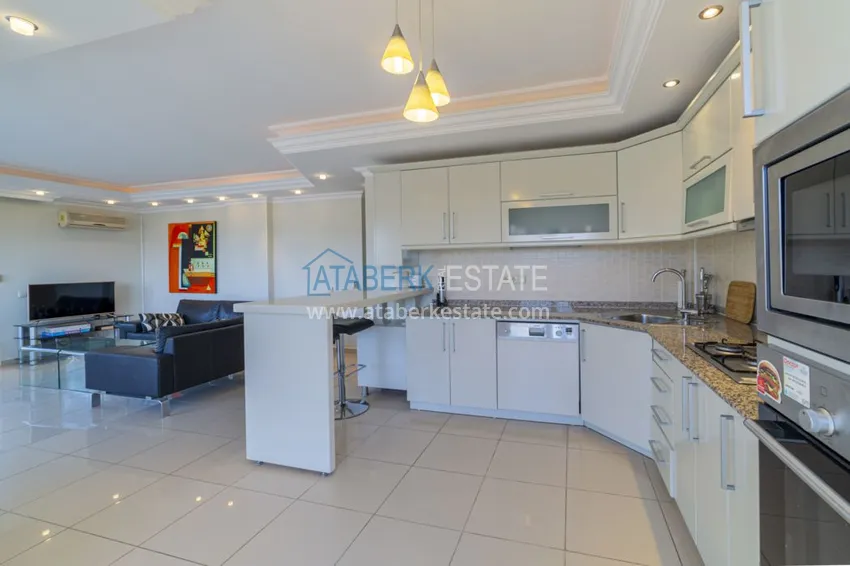 Приобрести Садовый дуплекс в районе Джикджилли с мебелью в жилом комплексе класса-люкс 3 