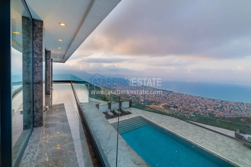 Приобрести Эксклюзивные виллы класса-люкс в центре Алании – горный район Бекташ 43 