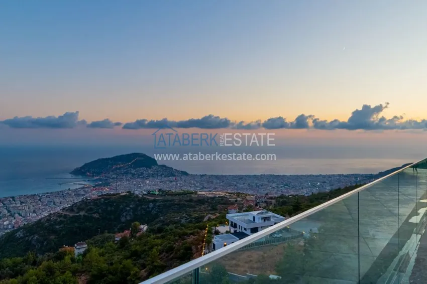 Приобрести Эксклюзивные виллы класса-люкс в центре Алании – горный район Бекташ 44 