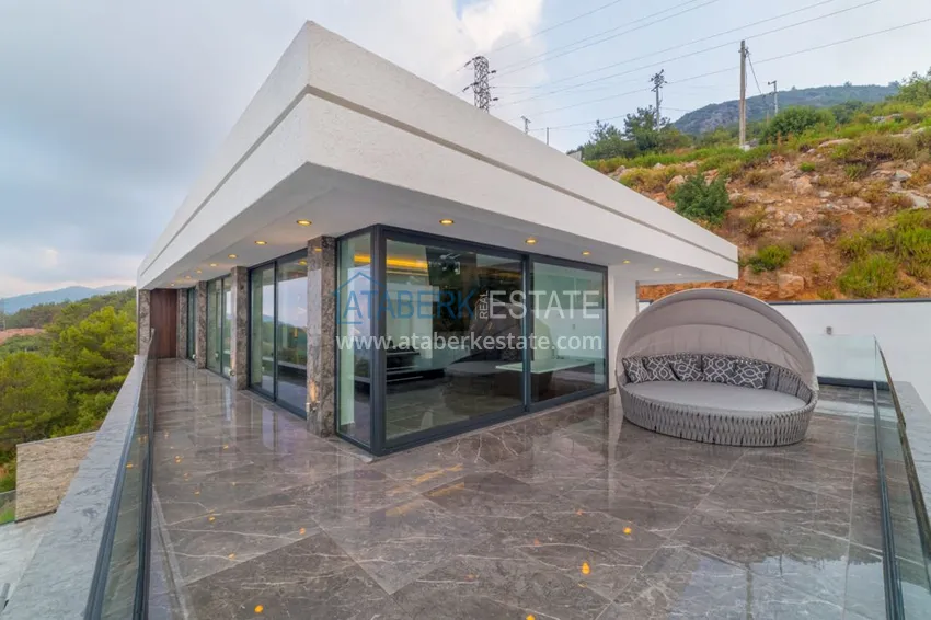 Приобрести Эксклюзивные виллы класса-люкс в центре Алании – горный район Бекташ 45 