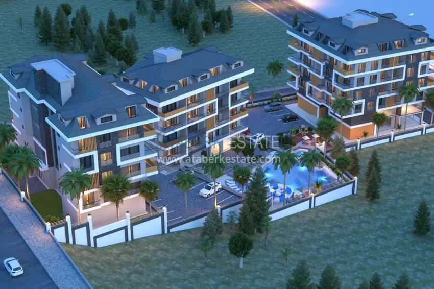 Новый инвестиционный проект жилого комплекса в центре Аланьи отличное расположение, выгодная ценовая политика 2 