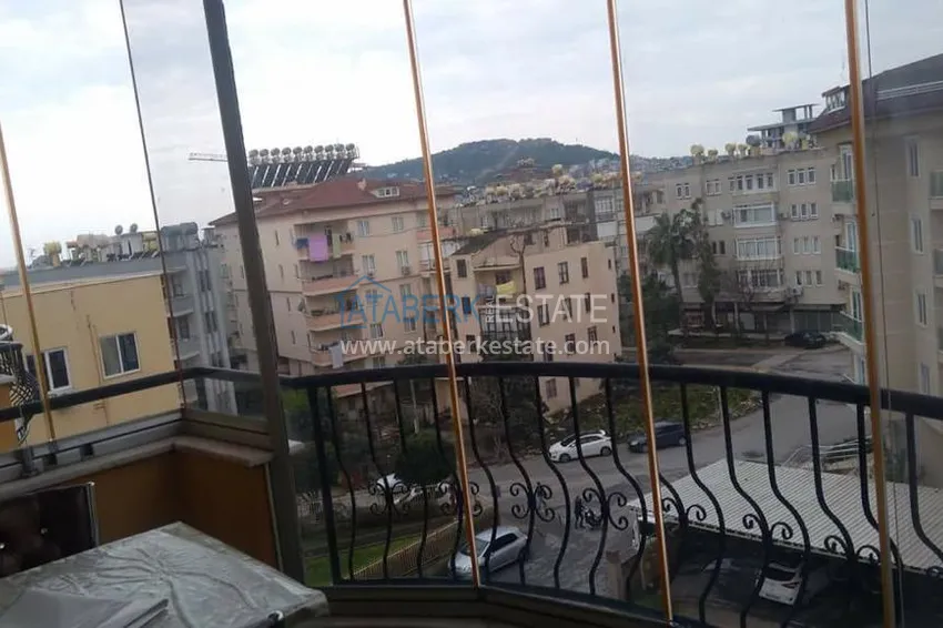 Приобрести Квартира в центре Алании, трехкомнатная с мебелью и застекленным балконом 5 