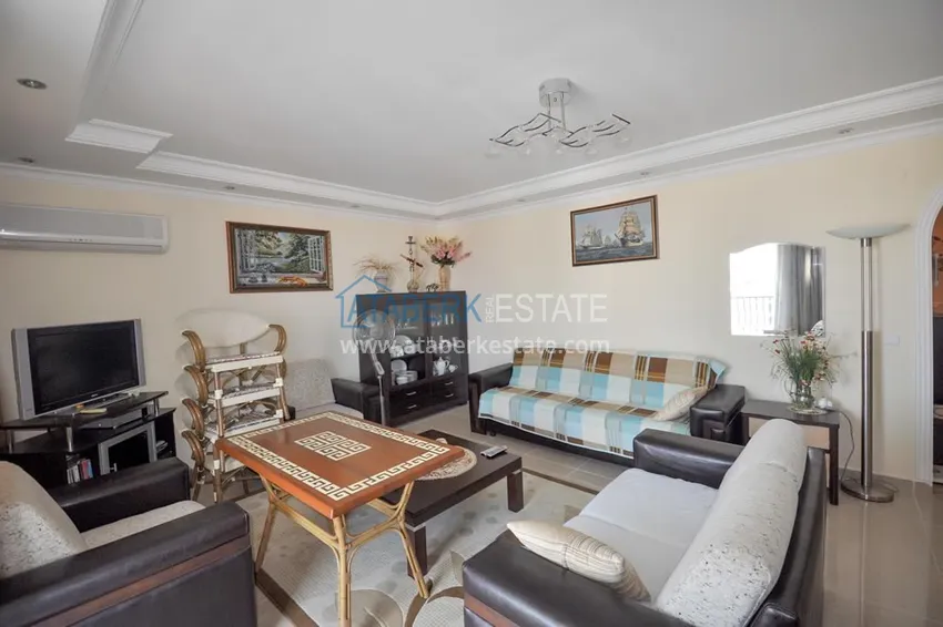 Приобрести Пентхаус-дуплекс в Махмутларе меблированный - с видом на море и горы 4 