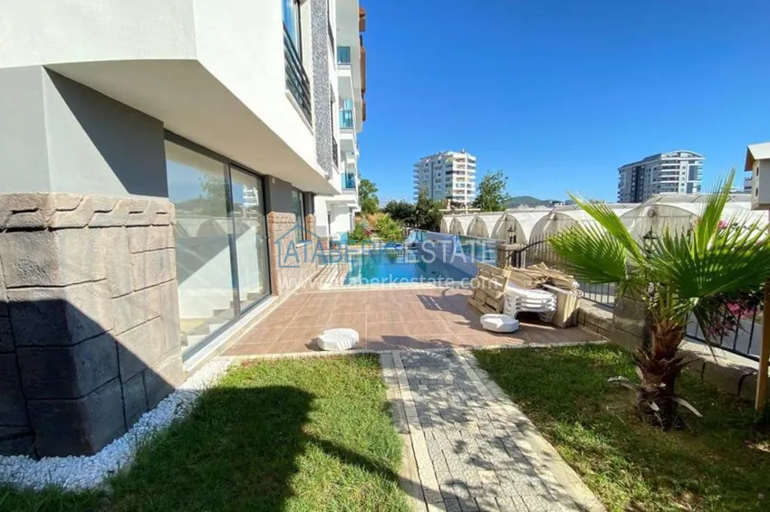 Квартира в Махмутларе с новой мебелью в комплексе с бассейном  4 