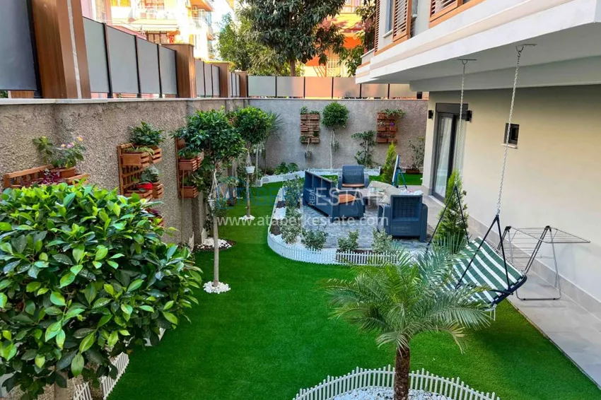 Аренда двухкомнатной квартиры в центре Алании в 3 минутах ходьбы от пляжа Клеопатра №9 5