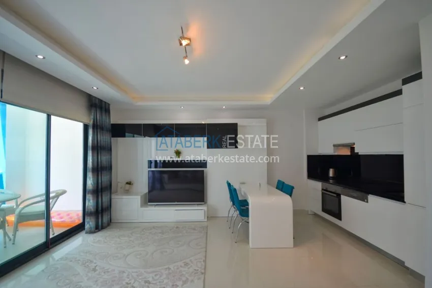 Приобрести Меблированная квартира с видом на море в элитном комплексе 4 