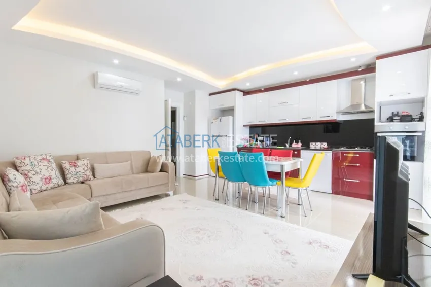 Приобрести Квартира в Махмутларе трехкомнатная, с мебелью в комфортабельном комплексе 4 