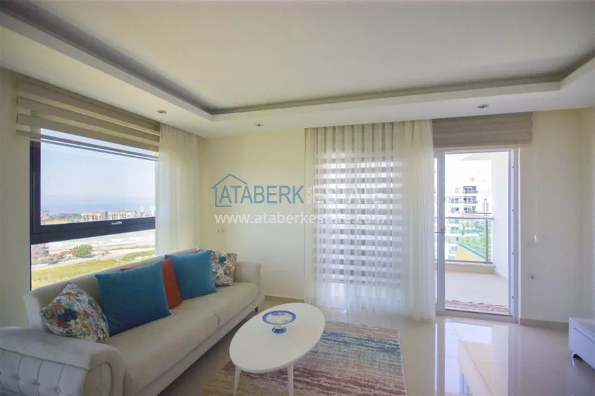 Приобрести Квартира в Авсалларе, меблированная с видом на море в комплексе с частным пляжем 5 