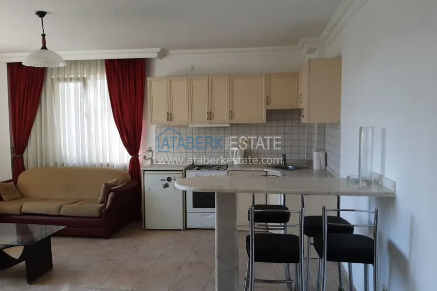 Приобрести Двухкомнатная квартира в центре Алании с видом на историческую крепость 1 