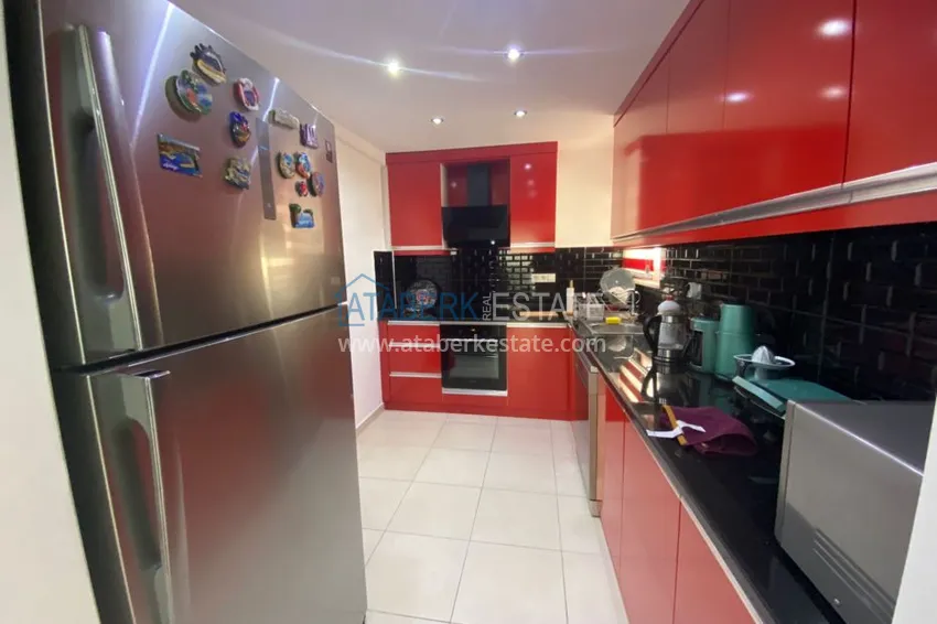 Приобрести Садовый дуплекс в Авсалларе меблированный с отдельной кухней в апарт-вилле 12 