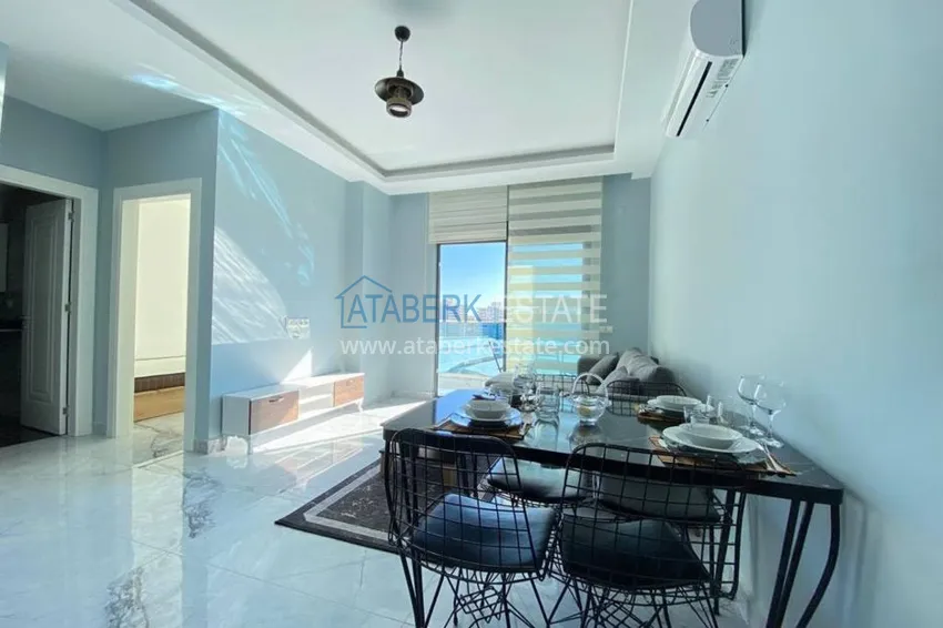 Приобрести Квартира в Махмутларе с новой мебелью в комплексе с бассейном  6 