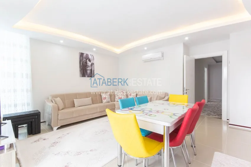 Приобрести Квартира в Махмутларе трехкомнатная, с мебелью в комфортабельном комплексе 5 