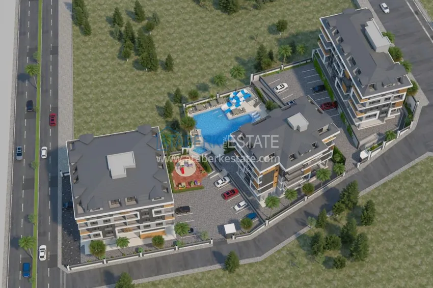 Новый инвестиционный проект жилого комплекса в центре Аланьи отличное расположение, выгодная ценовая политика 6 