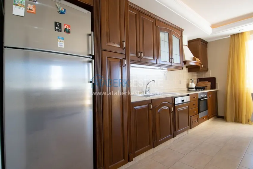 Приобрести Квартира с открытым видом на море в Махмутларе с мебелью в комплексе на первой береговой линии  6 