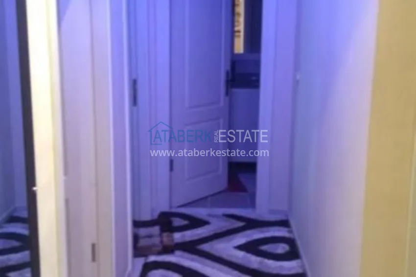 Приобрести Квартира в центре Алании, трехкомнатная с мебелью и застекленным балконом 7 