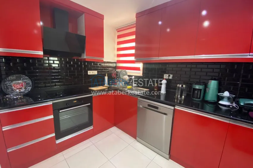 Приобрести Садовый дуплекс в Авсалларе меблированный с отдельной кухней в апарт-вилле 13 