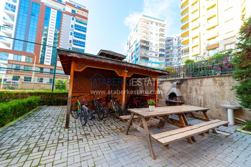 Квартира в Махмутларе двухкомнатная с частичным видом на море 12 