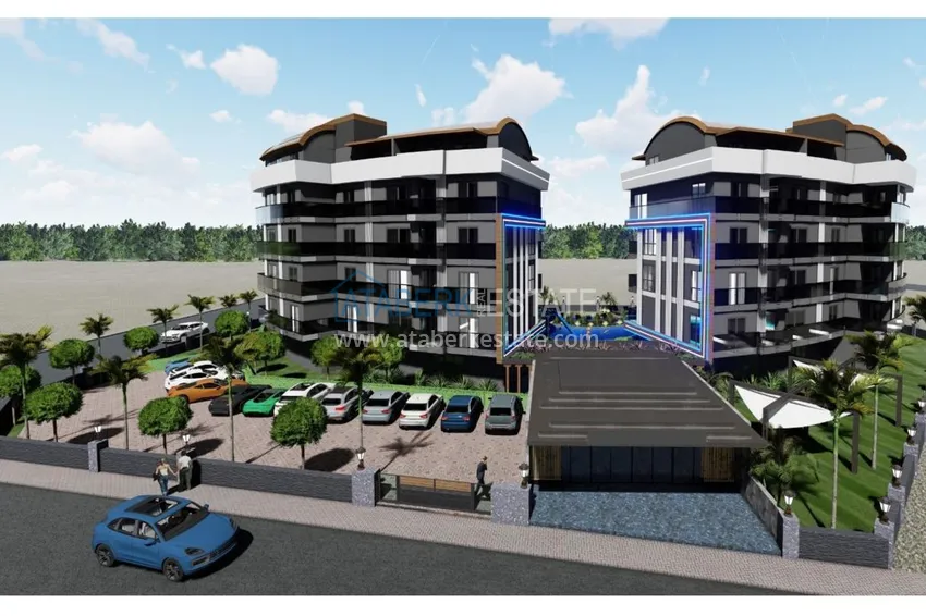 Новый стильный проект жилого комплекса в районе Оба  6 