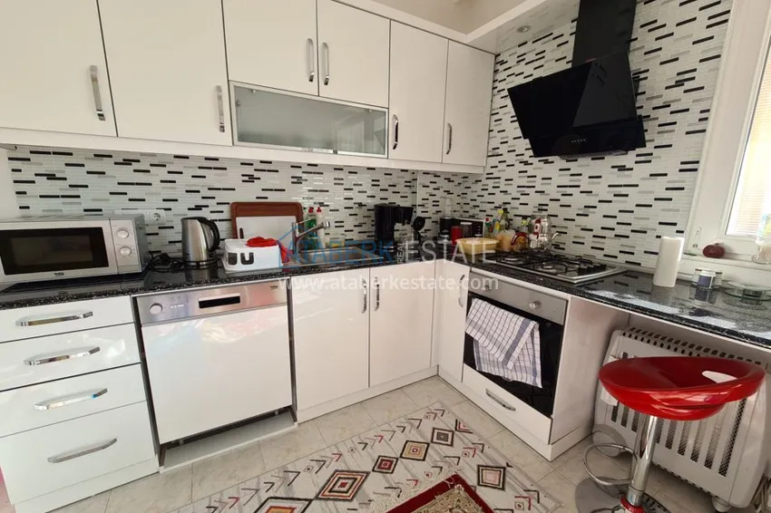 Приобрести Двухкомнатная квартира в районе Авсаллар с видом на море, балкон застеклен 6 