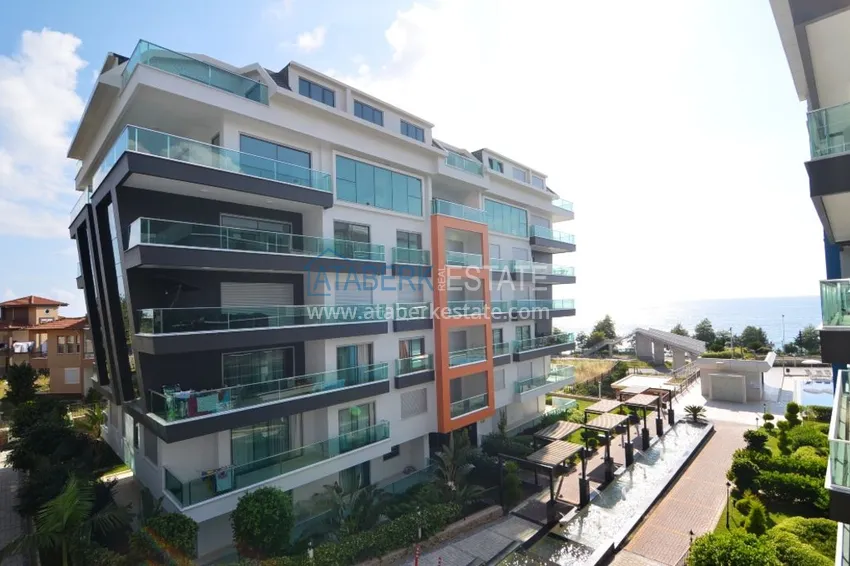 Меблированная квартира с видом на море в элитном комплексе 7 