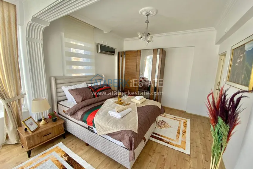 Приобрести Квартира в Махмутларе трехкомнатная с мебелью, отдельной кухней и видом на море 8 