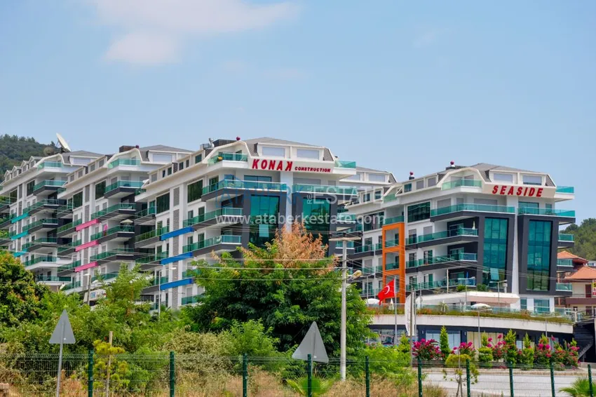 Меблированная квартира с видом на море в элитном комплексе 12 