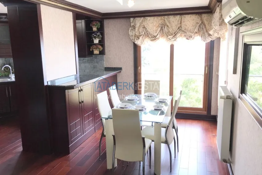 Приобрести Пентхаус в Алании меблированный с отдельной кухней и потрясающим видом  11 