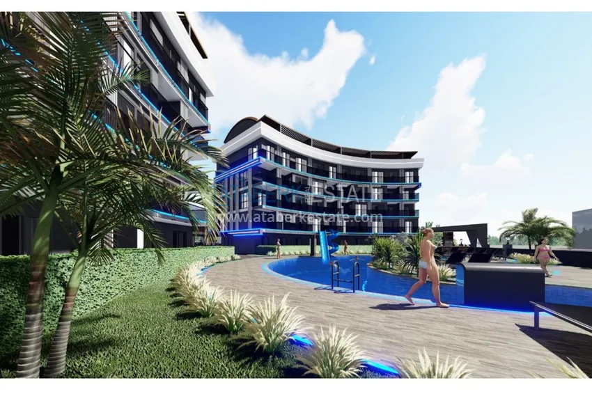 Новый стильный проект жилого комплекса в районе Оба  8 