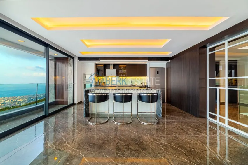 Приобрести Эксклюзивные виллы класса-люкс в центре Алании – горный район Бекташ 12 