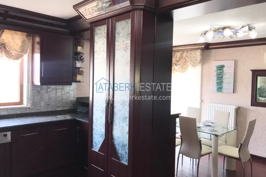 Приобрести Пентхаус в Алании меблированный с отдельной кухней и потрясающим видом  12 